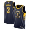Indiana Pacers Chris Duarte 3 Nike 2022-23 Icon Edition Navy Pelipaidat Swingman - Miesten